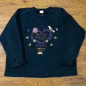 Vintage 90’s United Colors of Benetton Sweater Women’s Sun Bird ITALY